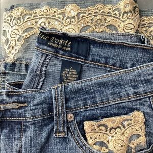 Authentic Denim Lace Jeans💙